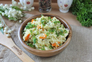 Пшенная каша с брокколи Пшенная каша с брокколи